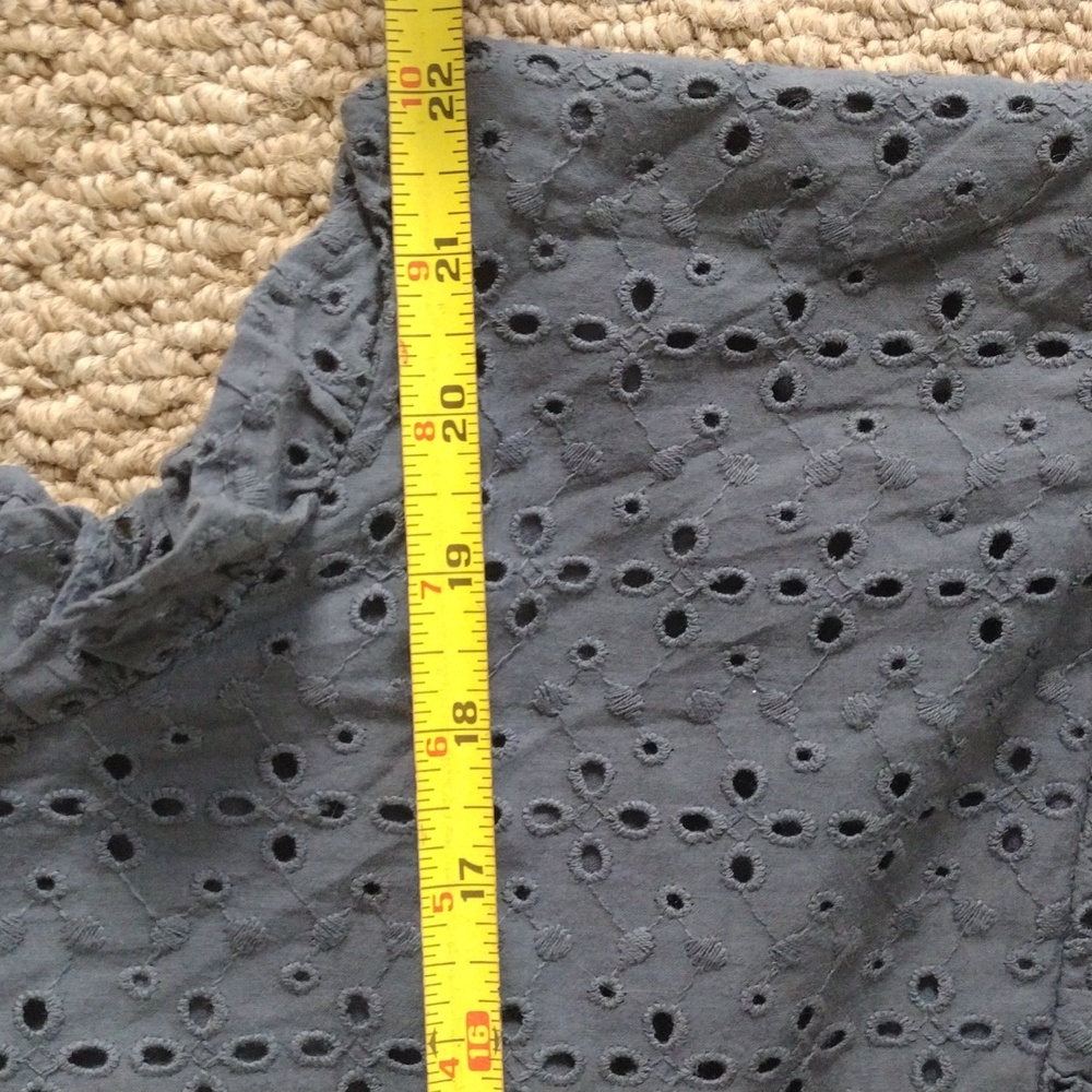 Knox Rose Women's Blue Eyelet Dress, Size XL, 100% Cotton. - Picture 9 of 16
